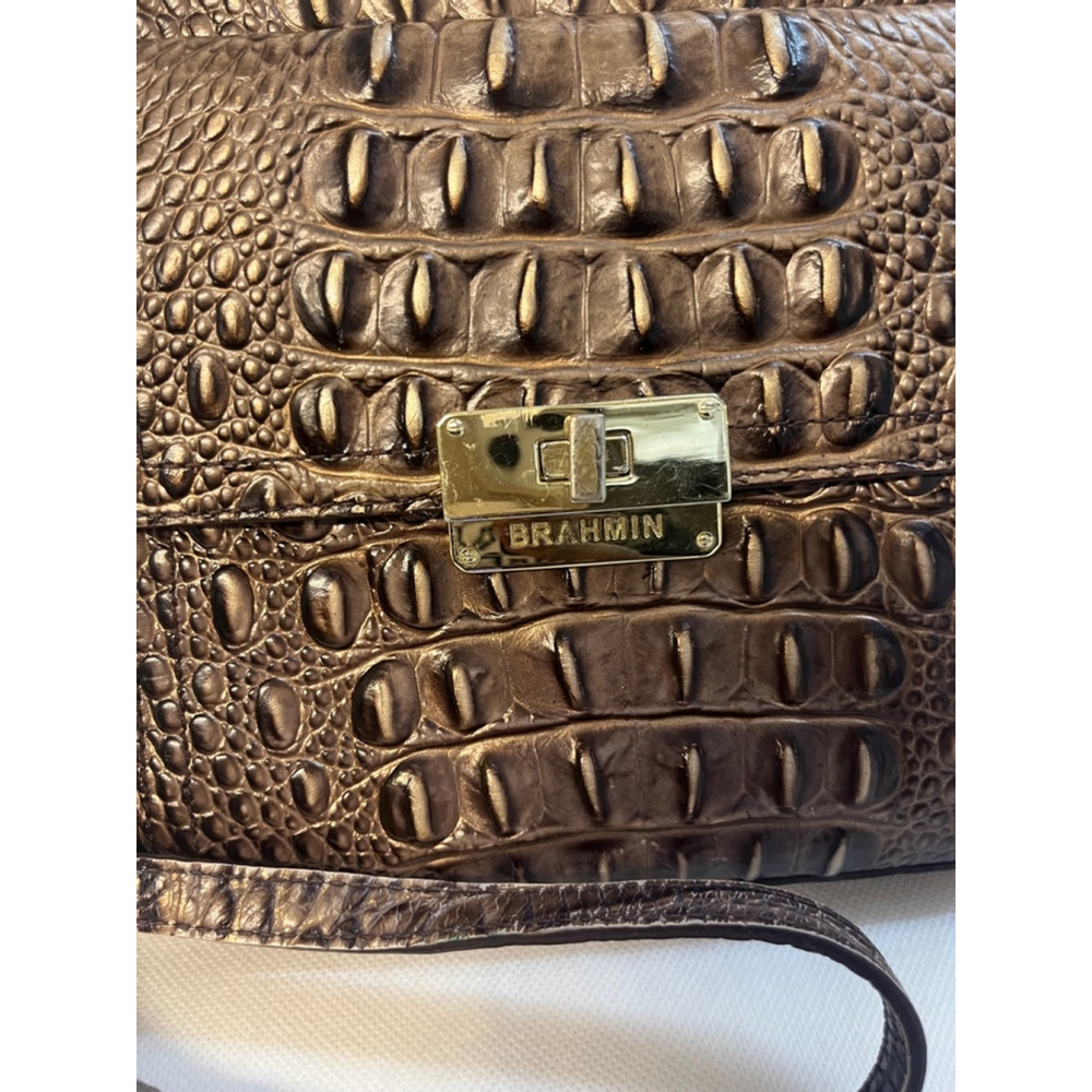 Brahmin Mimosa Convertible Cross Body Bag, Nutmeg (light brown) - Picture 3 of 12